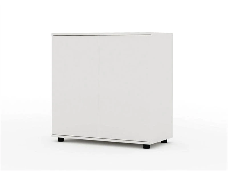 Gabinetes de almacenamiento de archivos blancos para oficina | Archivador aparador gris