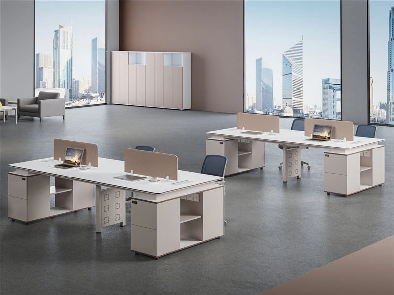 Gabinetes de almacenamiento de archivos blancos para oficina | Archivador aparador gris