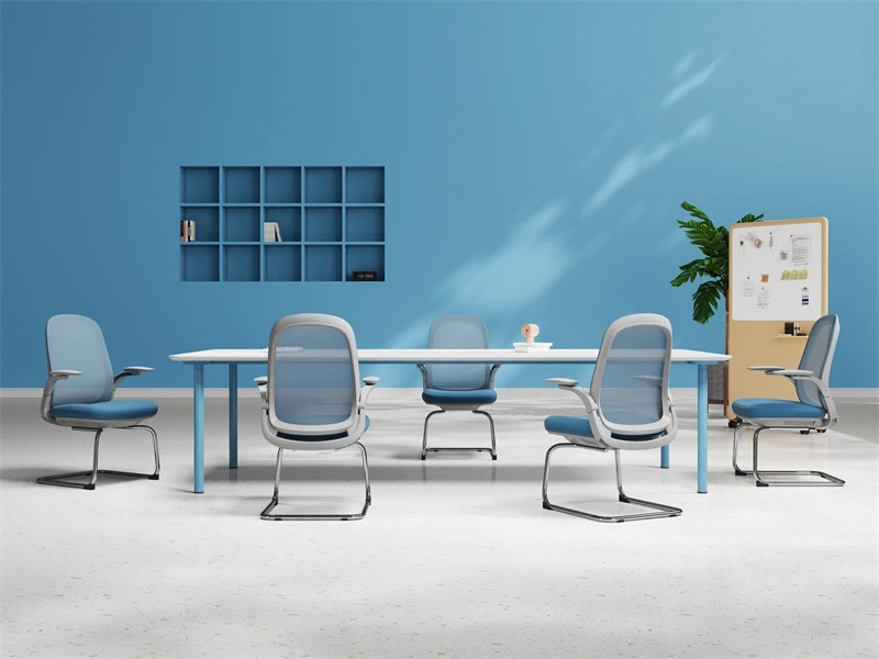 Sillas modernas para sala de conferencias y oficinas con reposabrazos abatibles