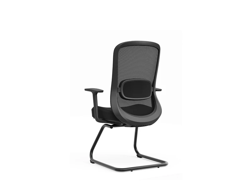 Sillas modernas para invitados de oficina con soporte lumbar ajustable