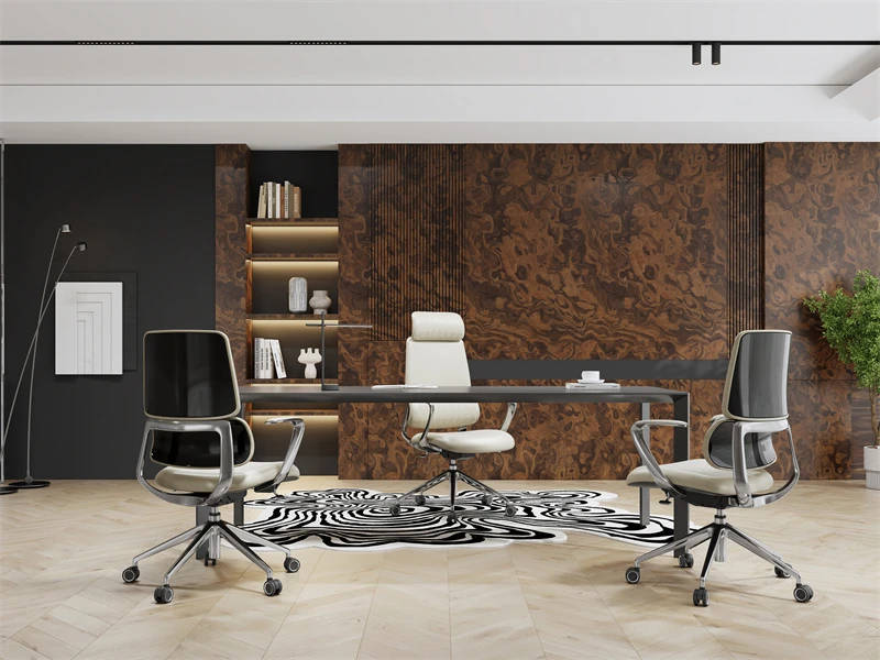Sillas de oficina de cuero modernas | La mejor silla de oficina ergon&oacute;mica
