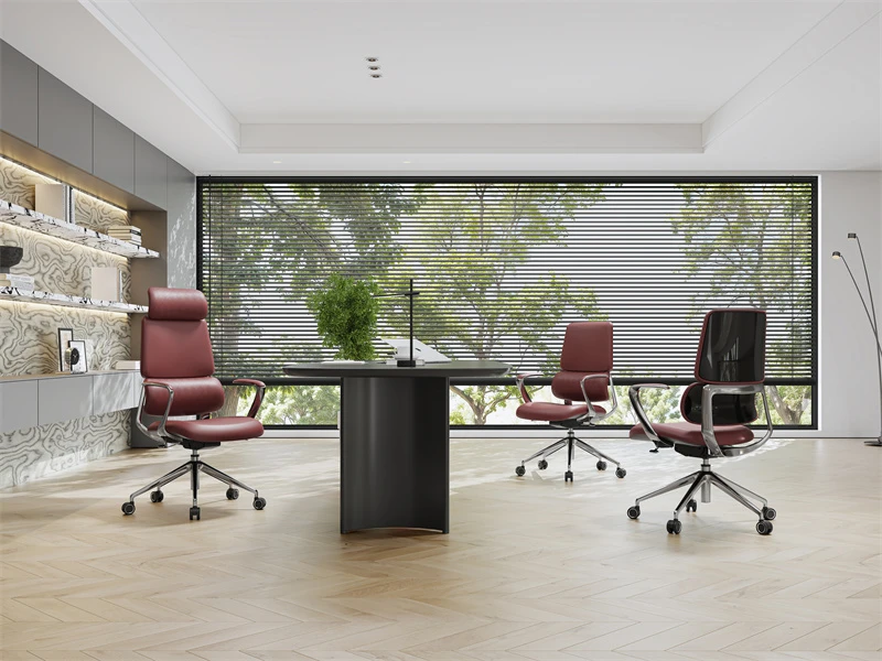 Sillas de oficina de cuero modernas | La mejor silla de oficina ergon&oacute;mica