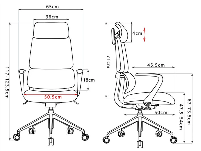 Sillas de oficina de cuero modernas | La mejor silla de oficina ergon&oacute;mica