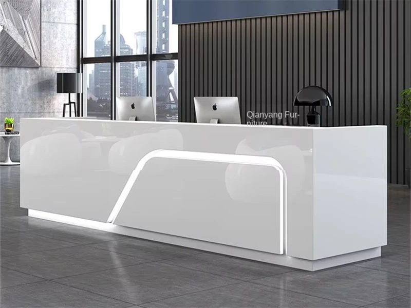 Mostrador de recepci&oacute;n moderno con mostrador | Muebles de escritorio de oficina