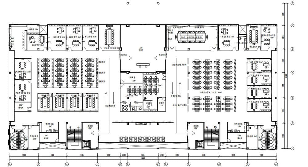 Solución de mobiliario para un edificio de oficinas corporativas en Tailandia 